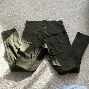 Lulu lemon olive green leggings